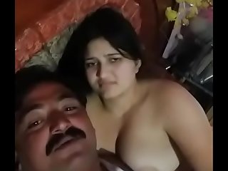 Indian couple sex and romance in bedroom